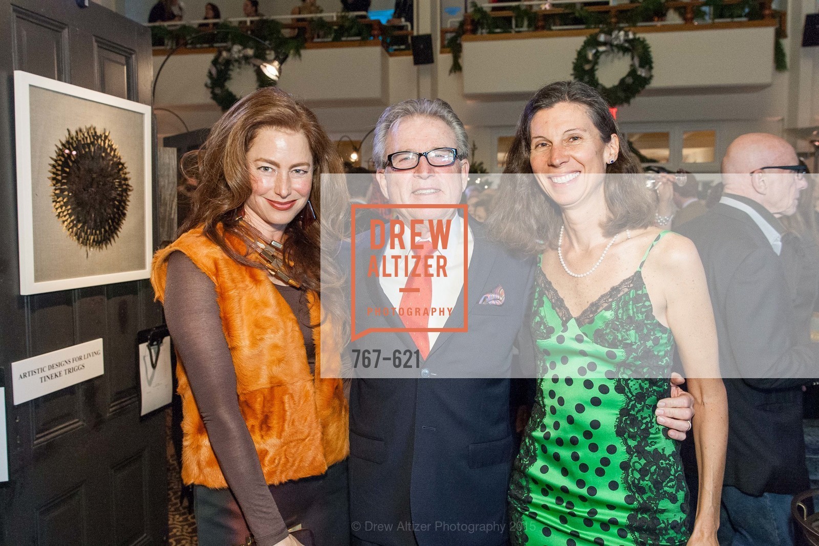 Sheila Nahi, Charles Orr, Jennifer Fonstad, Children of Shelters' Jingle and Mingle, Golden Gate Club. 135 Fisher Loop, December 3rd, 2015,Drew Altizer, Drew Altizer Photography, full-service agency, private events, San Francisco photographer, photographer california