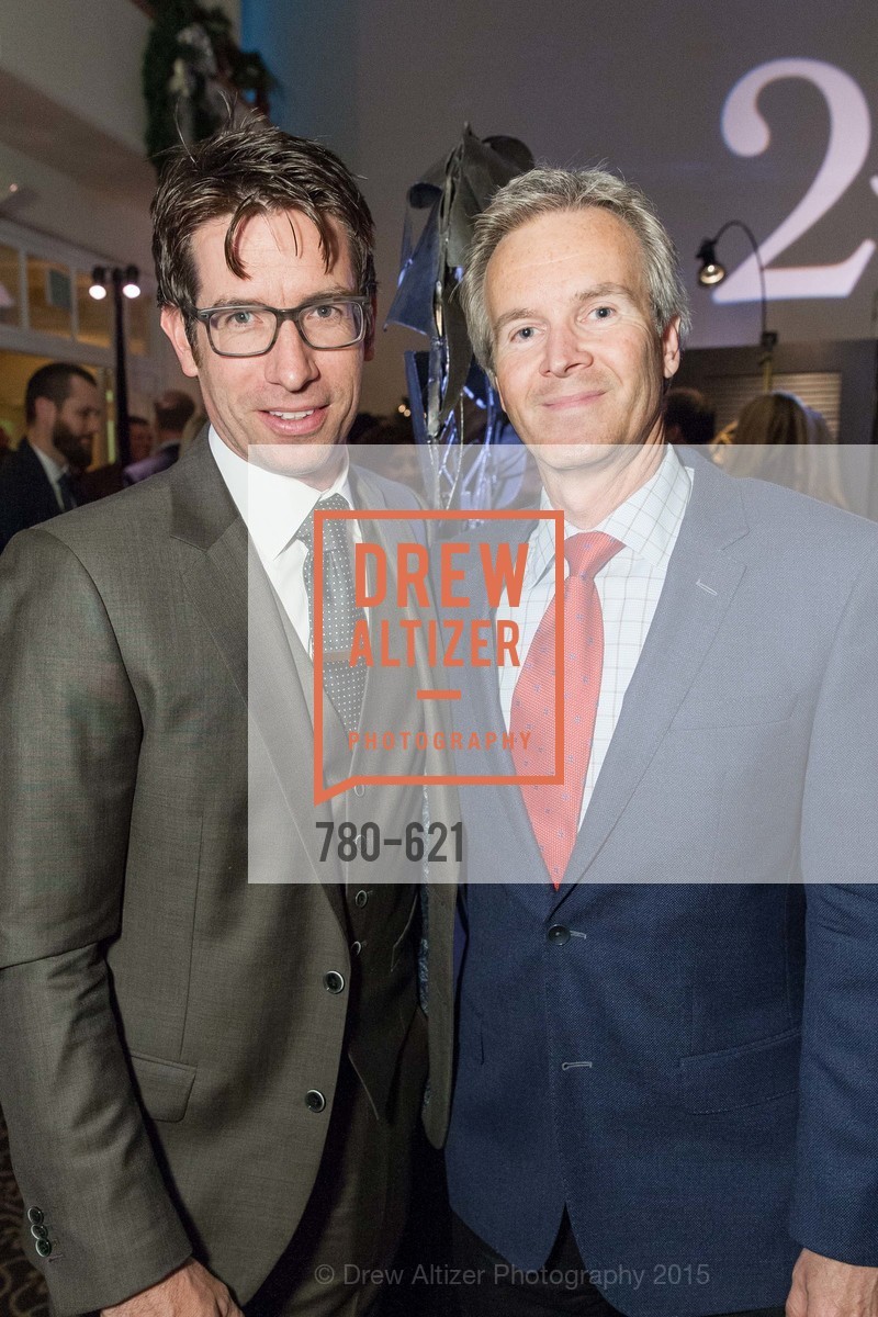 Jeff Schlarb, Tim Monahan, Children of Shelters' Jingle and Mingle, Golden Gate Club. 135 Fisher Loop, December 3rd, 2015, Photo #780-621 Jeff Schlarb, Tim Monahan, Photo #780-621