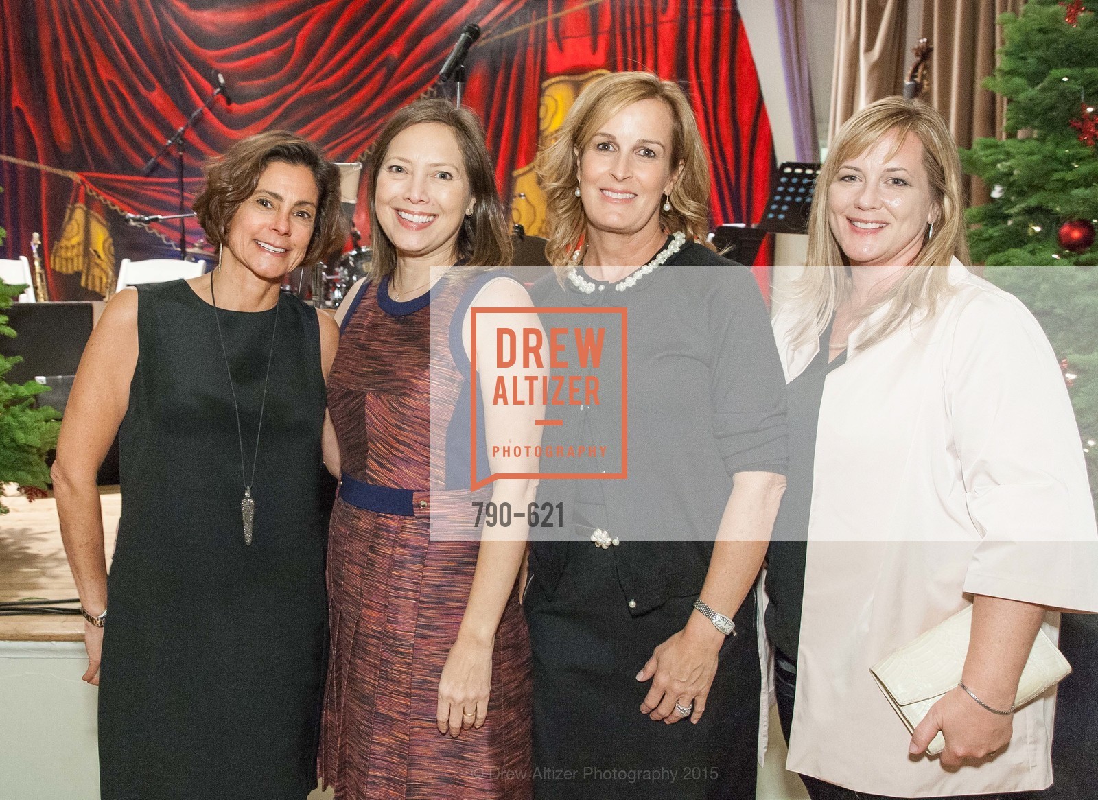 Michelle Pinada, Angel Chan, Linda Coates, Kristi Will, Children of Shelters' Jingle and Mingle, Golden Gate Club. 135 Fisher Loop, December 3rd, 2015,Drew Altizer, Drew Altizer Photography, full-service event agency, private events, San Francisco photographer, photographer California