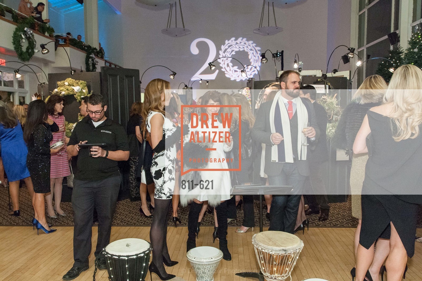 Atmosphere, Children of Shelters' Jingle and Mingle, Golden Gate Club. 135 Fisher Loop, December 3rd, 2015,Drew Altizer, Drew Altizer Photography, full-service agency, private events, San Francisco photographer, photographer california