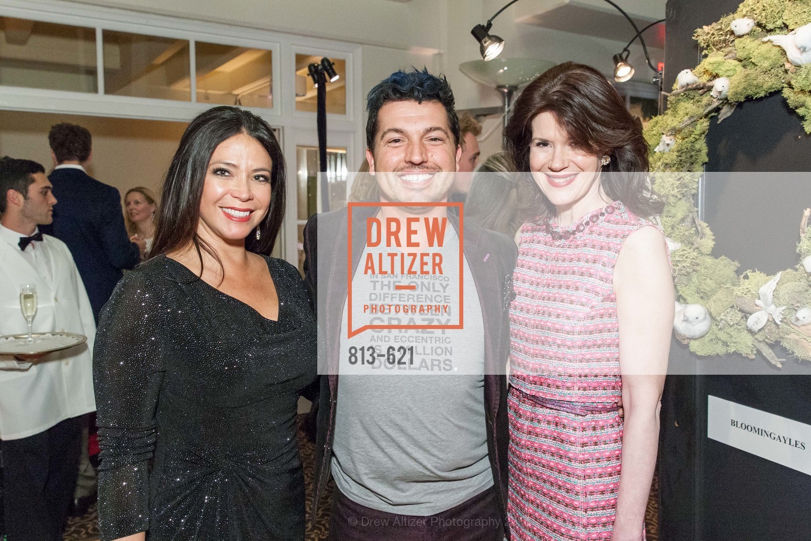 Maria Barrios, Jake Wall, Elaine Mellis, Children of Shelters' Jingle and Mingle, Golden Gate Club. 135 Fisher Loop, December 3rd, 2015,Drew Altizer, Drew Altizer Photography, full-service event agency, private events, San Francisco photographer, photographer California