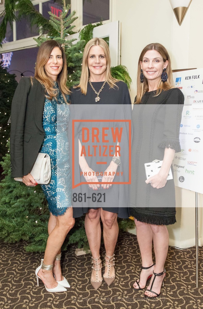 Amy Glass, Mary Beth Shimmon, Lisa Zanze, Children of Shelters' Jingle and Mingle, Golden Gate Club. 135 Fisher Loop, December 3rd, 2015,Drew Altizer, Drew Altizer Photography, full-service agency, private events, San Francisco photographer, photographer california