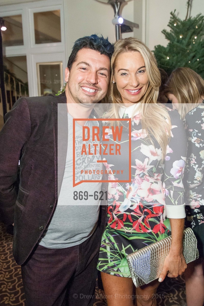 Jake Wall, Tiffany Cummins, Children of Shelters' Jingle and Mingle, Golden Gate Club. 135 Fisher Loop, December 3rd, 2015, Photo #869-621 Jake Wall, Tiffany Cummins, Photo #869-621