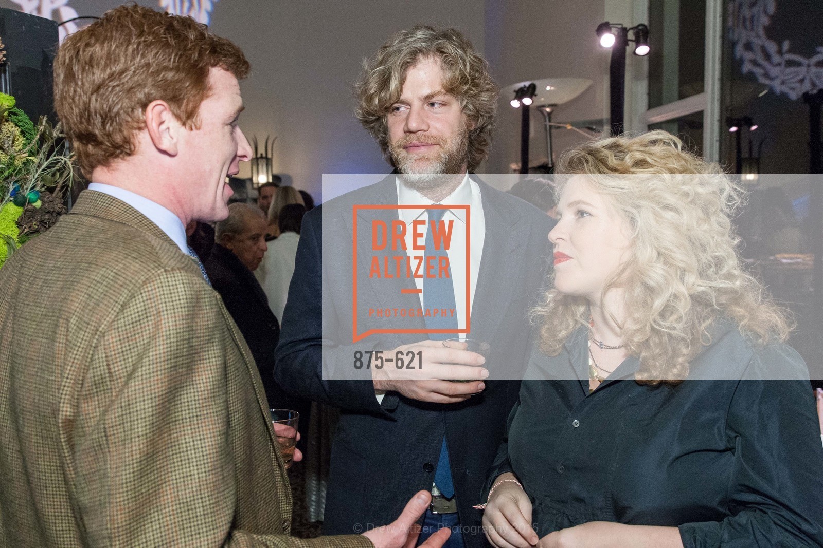 Patrick Spalding, Jeff Lanza, Claire Hudson, Children of Shelters' Jingle and Mingle, Golden Gate Club. 135 Fisher Loop, December 3rd, 2015,Drew Altizer, Drew Altizer Photography, full-service event agency, private events, San Francisco photographer, photographer California
