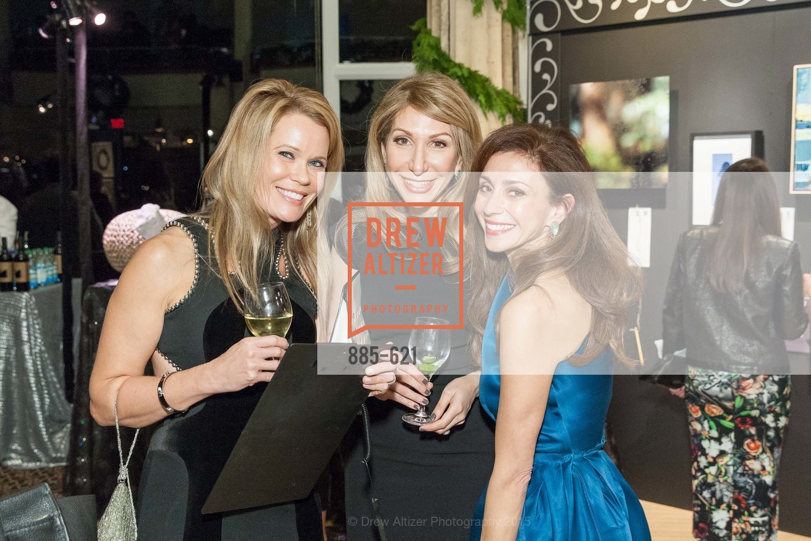 Stephanie Tuttle, Melissa Boxer-Zill, Maryam Muduroglu, Children of Shelters' Jingle and Mingle, Golden Gate Club. 135 Fisher Loop, December 3rd, 2015, Photo #885-621 Stephanie Tuttle, Melissa Boxer-Zill, Maryam Muduroglu, Photo #885-621