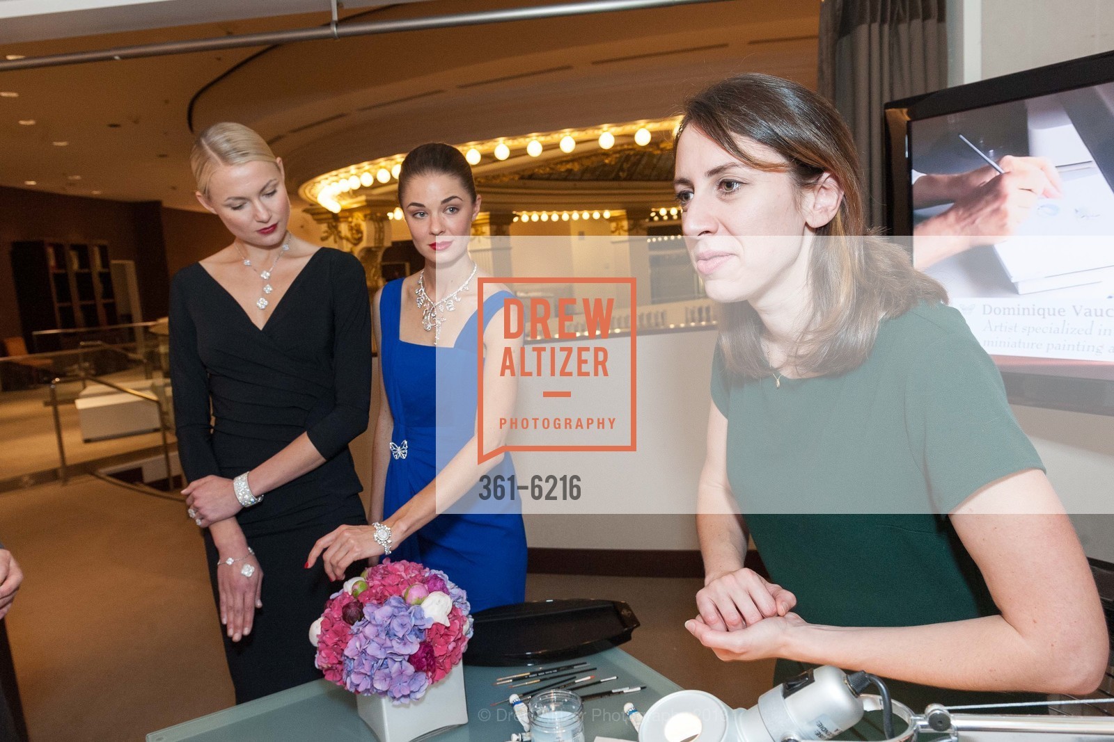 Rosa Korhonen, Allie Debulko, Kia Schwaninger, NEIMAN MARCUS, VAN CLEEF & ARPELS Cocktail Party, US, November 7th, 2013, Photo #361-6216 Rosa Korhonen, Allie Debulko, Kia Schwaninger, Photo #361-6216