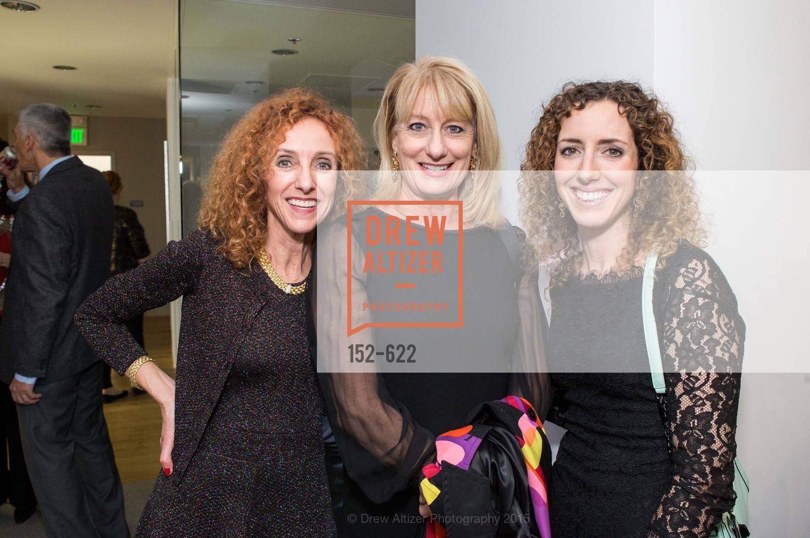Nina Hatvany, Patty Lawton, Natalie Kitchen, Pacific Union's Club 1699, Pacific Union. 1699 Van Ness Ave, December 3rd, 2015, Photo #152-622 Nina Hatvany, Patty Lawton, Natalie Kitchen, Photo #152-622