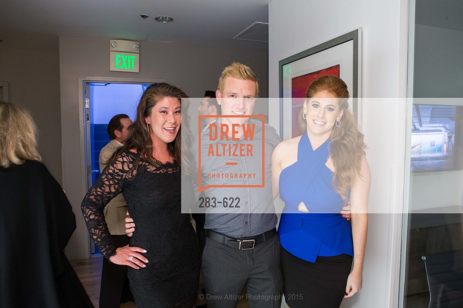 Melissa Allen, Jason Tomlinson, Danielle Schwartzman, Pacific Union's Club 1699, Pacific Union. 1699 Van Ness Ave, December 3rd, 2015, Photo #283-622 Melissa Allen, Jason Tomlinson, Danielle Schwartzman, Photo #283-622