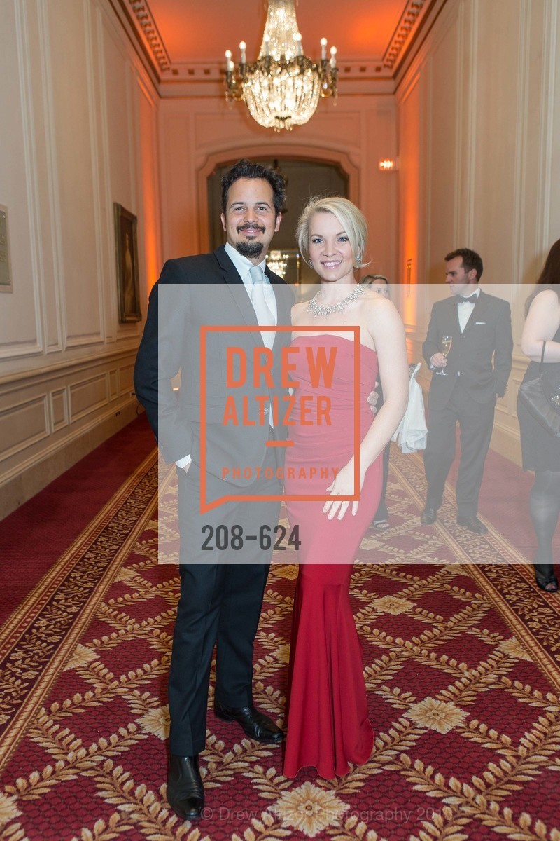 Alessandro Barone, Anna Menyhart, 2015 Raphael House Gala "A Grand Special Night of Magic", The Palace Hotel. 2 New Montgomery Street, April 18th, 2015, Photo #208-624 Alessandro Barone, Anna Menyhart, Photo #208-624