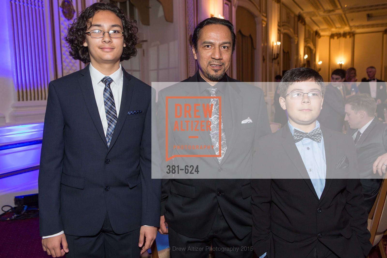 Julian Calderon, Hector Calderon, Isaac Calderon, 2015 Raphael House Gala