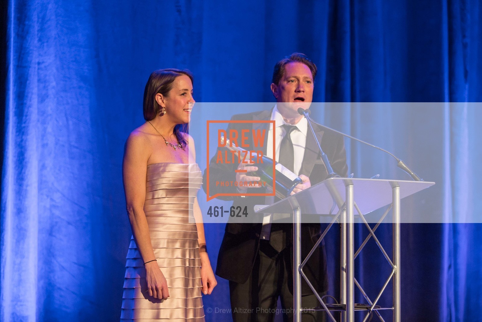 Erin Reeser, Liam Mayclem, 2015 Raphael House Gala "A Grand Special Night of Magic", The Palace Hotel. 2 New Montgomery Street, April 18th, 2015, Photo #461-624 Erin Reeser, Liam Mayclem, Photo #461-624