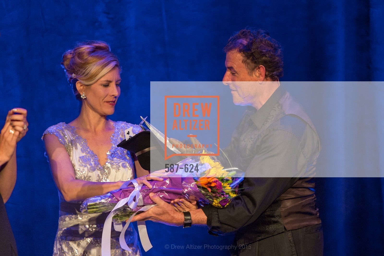 Genevieve Martin, Patrick Martin, 2015 Raphael House Gala "A Grand Special Night of Magic", The Palace Hotel. 2 New Montgomery Street, April 18th, 2015, Photo #587-624 Genevieve Martin, Patrick Martin, Photo #587-624