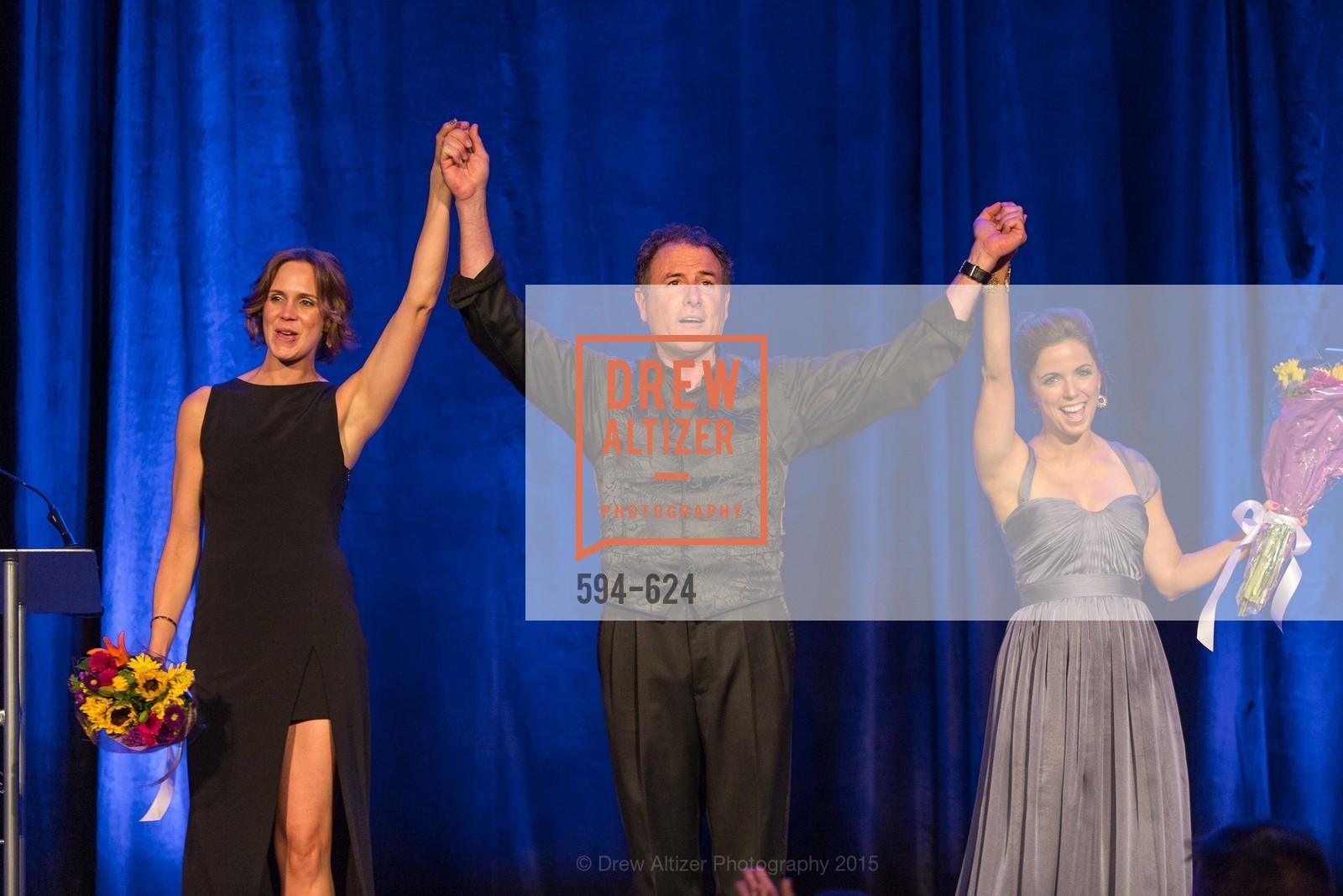 Jessica Moment, Patrick Martin, Lauren Eastman, 2015 Raphael House Gala