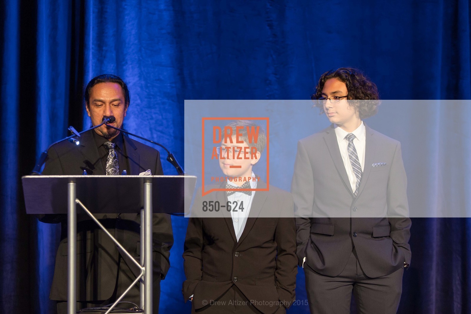 Hector Calderon, Isaac Calderon, Julian Calderon, 2015 Raphael House Gala