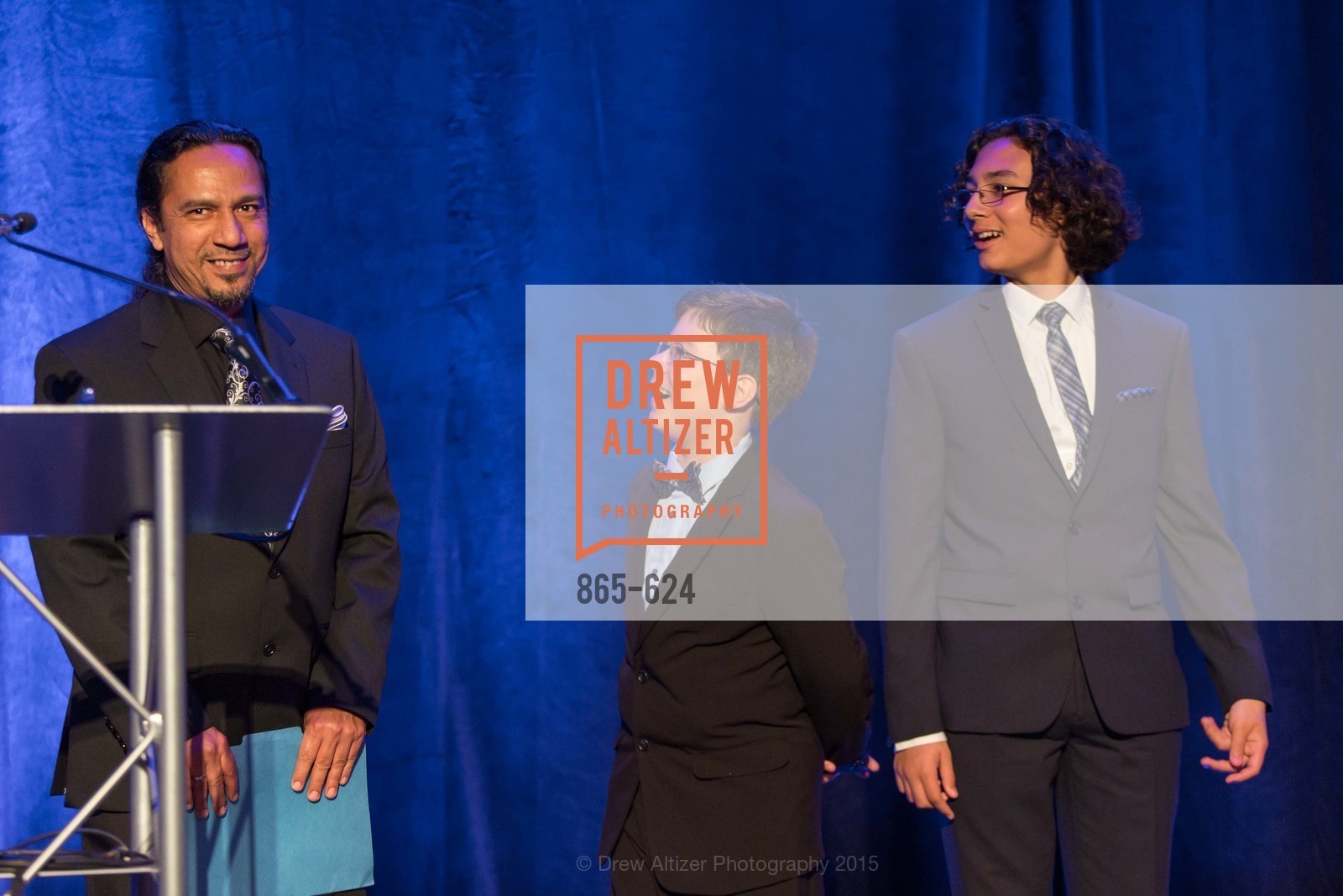 Hector Calderon, Isaac Calderon, Julian Calderon, 2015 Raphael House Gala