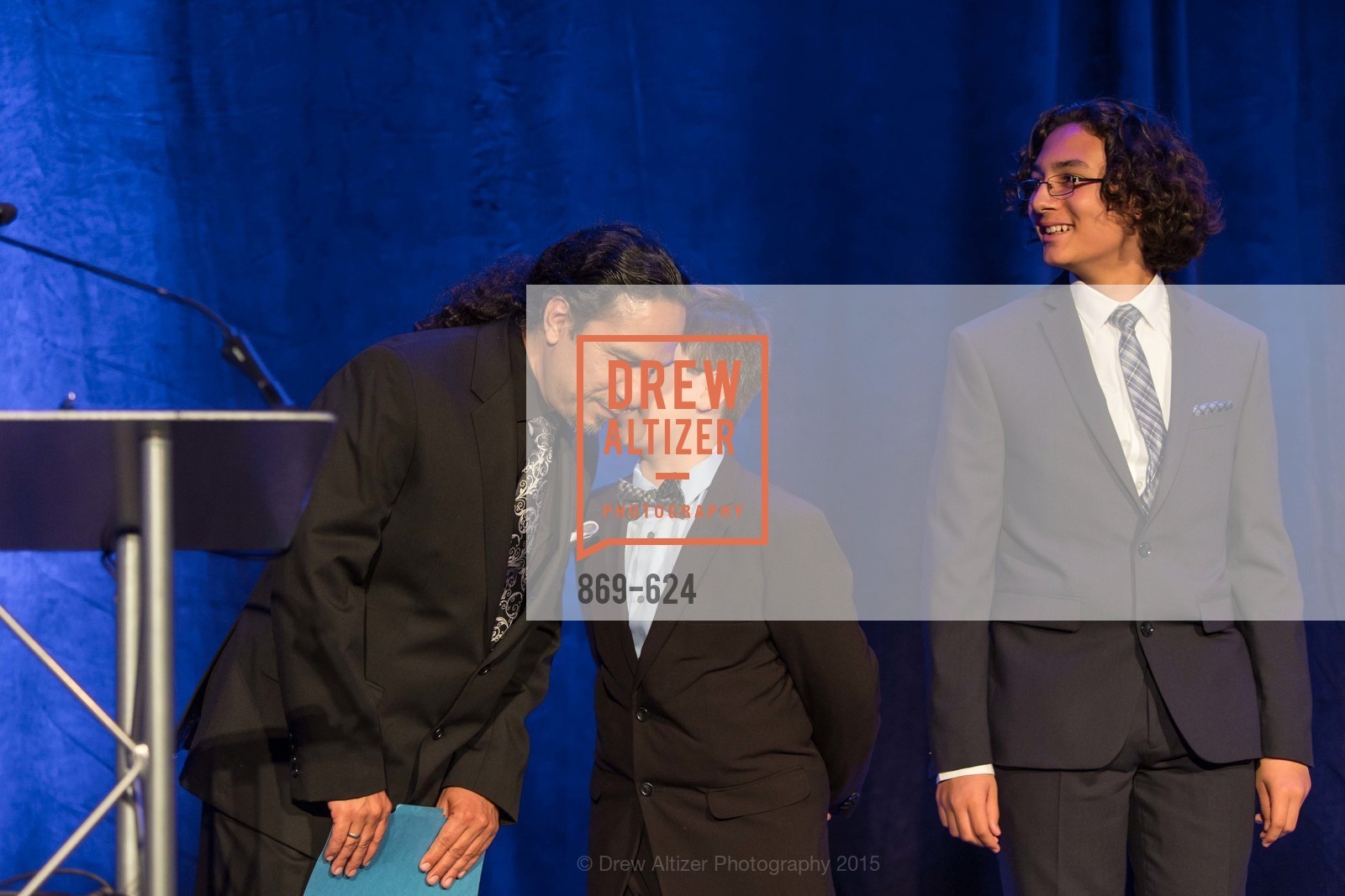 Hector Calderon, Isaac Calderon, Julian Calderon, 2015 Raphael House Gala