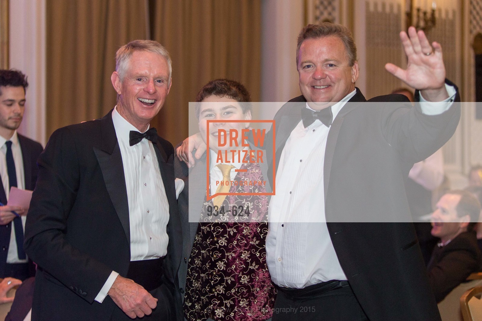 Russ Burbank, Sam Stromberg, Chuck Doyle, 2015 Raphael House Gala