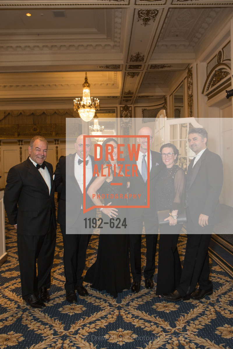 Benjamin Aune, Rick Dade, Victoria Dade, Wait Harris, Leslie Harris, Hooman Khalili, 2015 Raphael House Gala