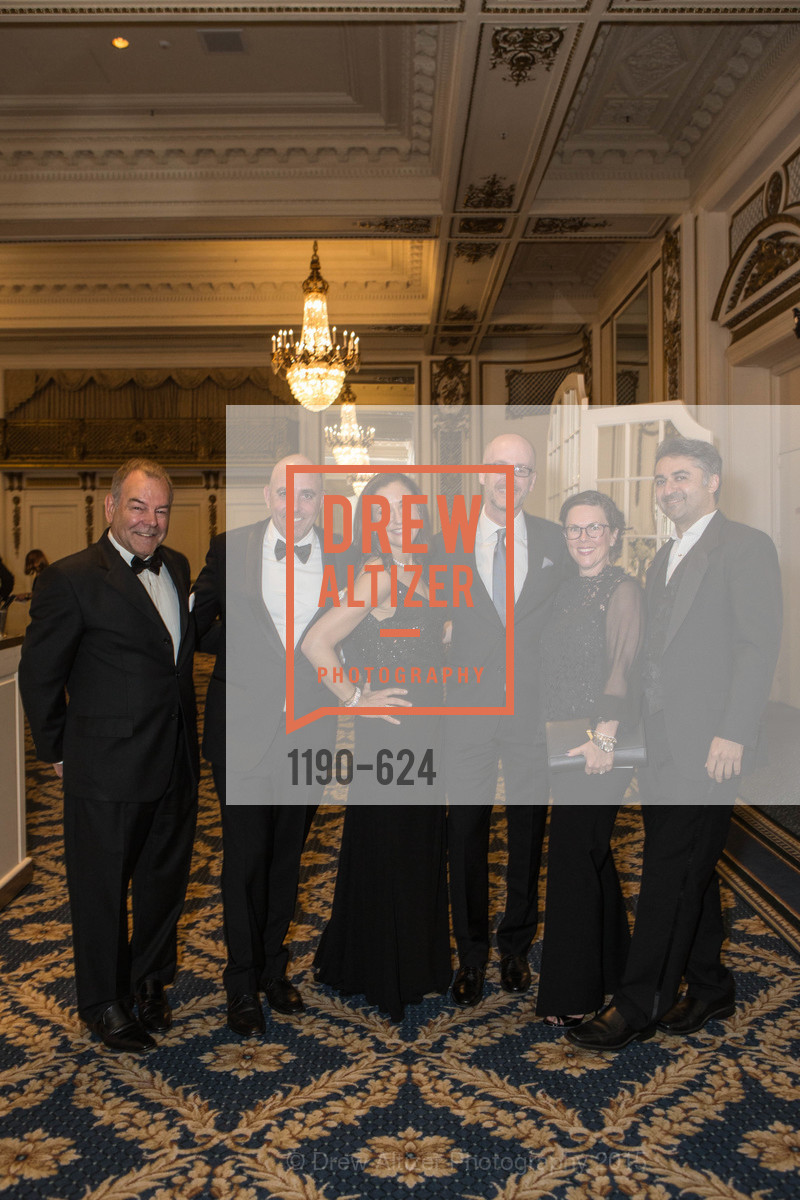 Benjamin Aune, Rick Dade, Victoria Dade, Wait Harris, Leslie Harris, Hooman Khalili, 2015 Raphael House Gala
