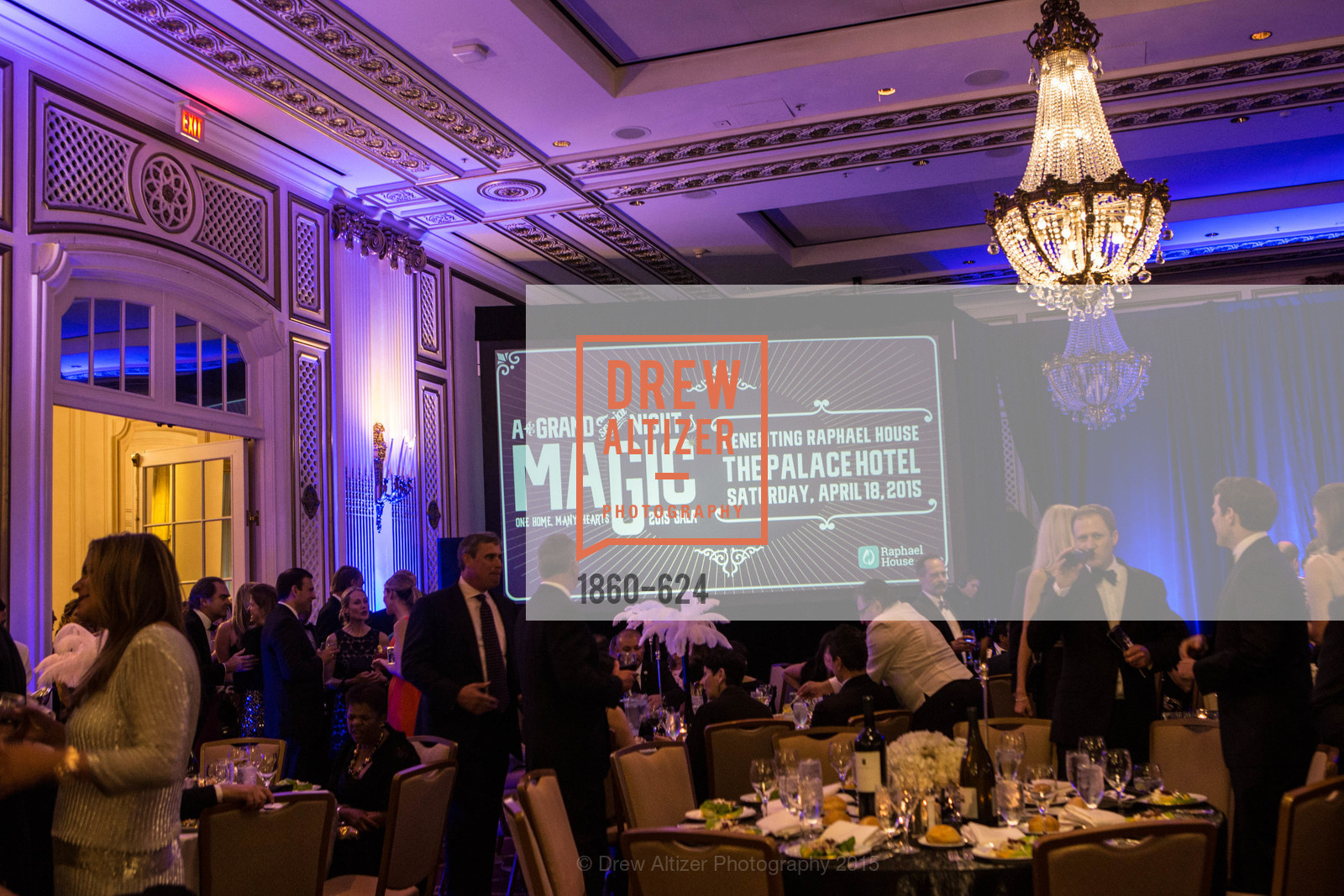 Atmosphere, 2015 Raphael House Gala "A Grand Special Night of Magic", The Palace Hotel. 2 New Montgomery Street, April 18th, 2015, Photo #1860-624 Atmosphere, Photo #1860-624