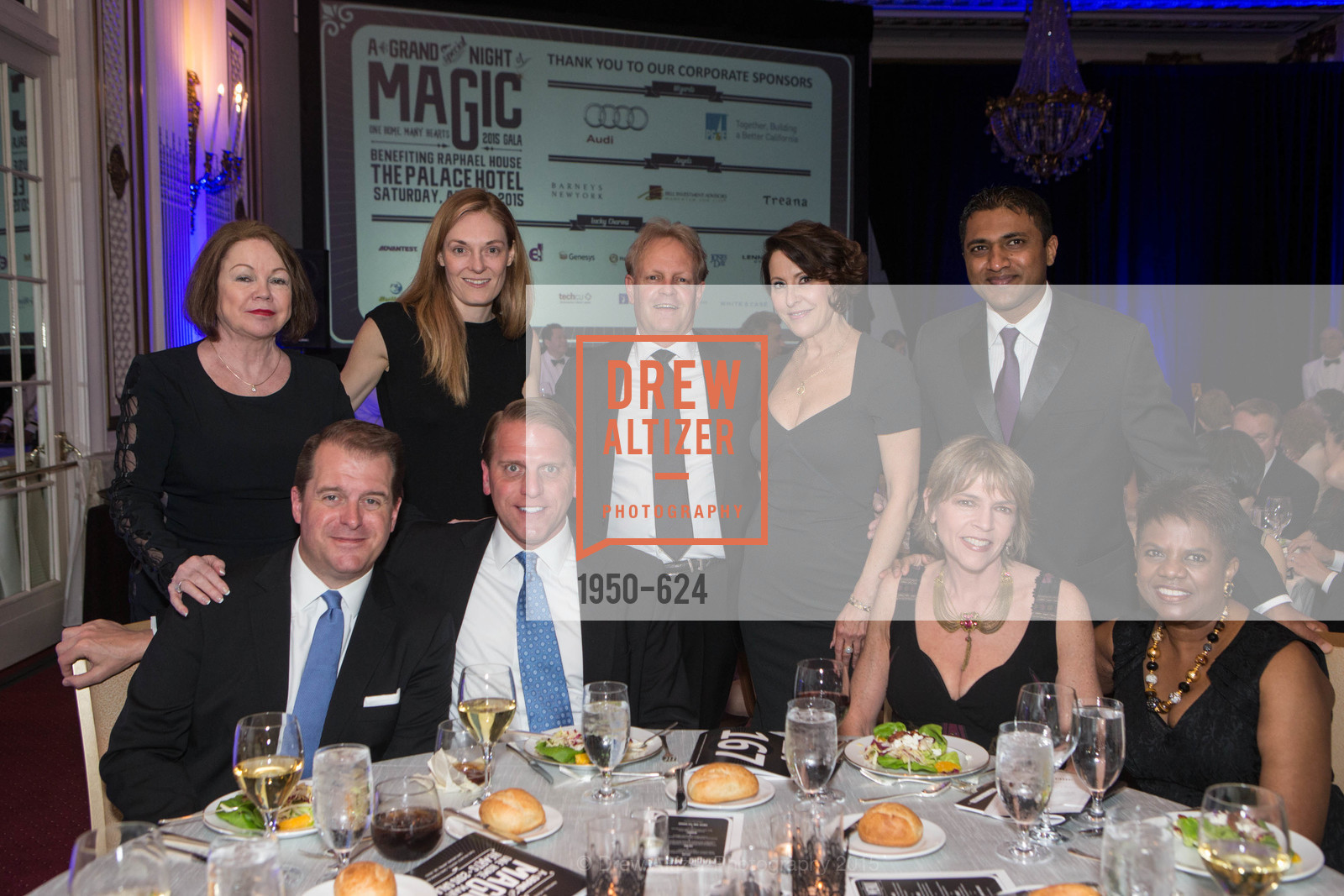 Jennifer Berger, David Shuh, Susan Atherton, Beth Schnitzer, Raghu Shivaram, Murlene Randle, 2015 Raphael House Gala