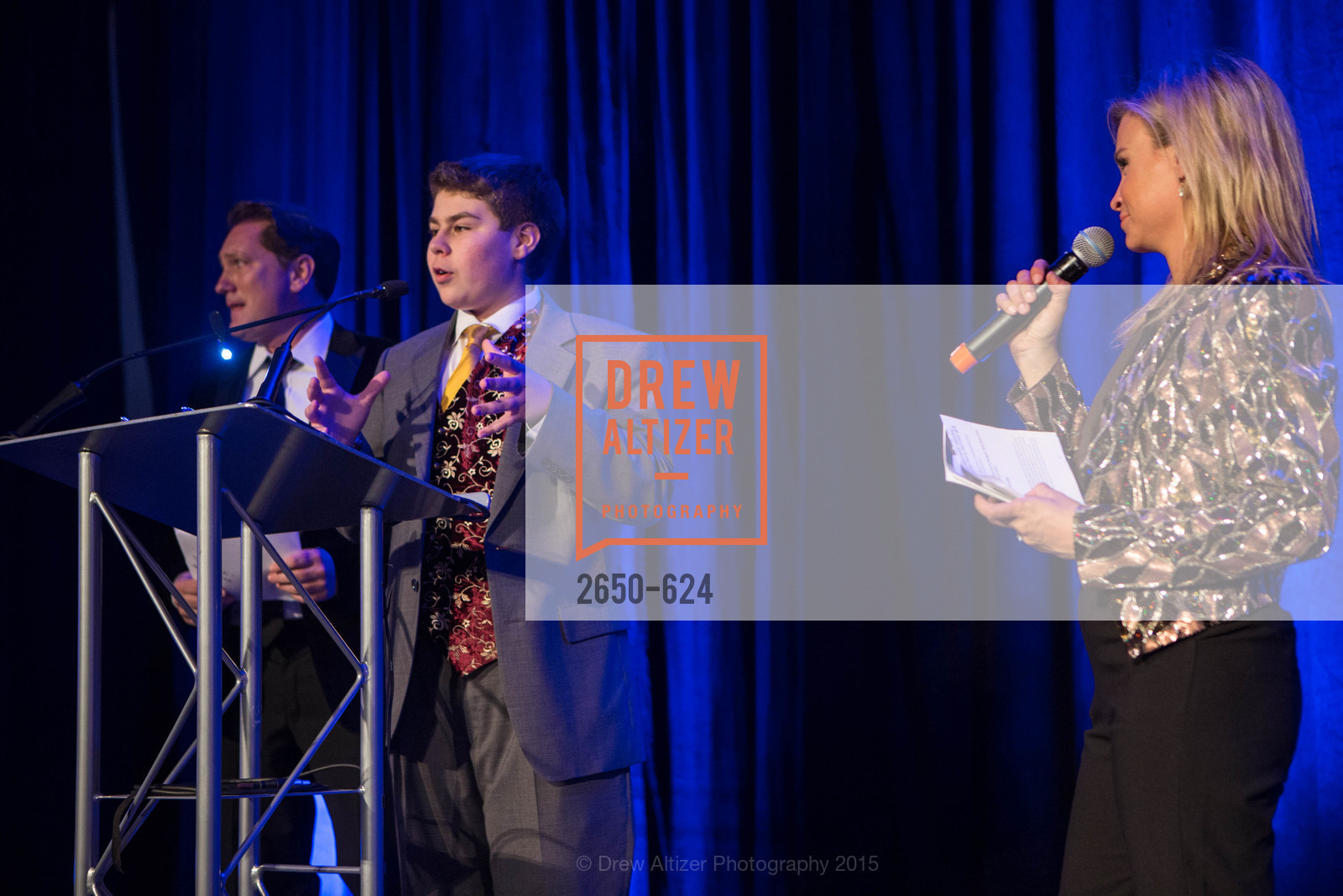 Liam Mayclem, Sam Stromberg, Abra Annes, 2015 Raphael House Gala