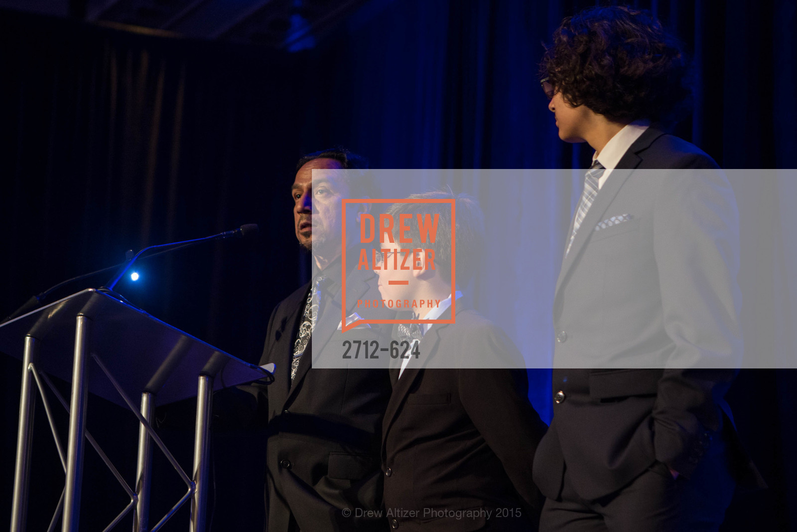 Hector Calderon, Isaac Calderon, Julian Calderon, 2015 Raphael House Gala