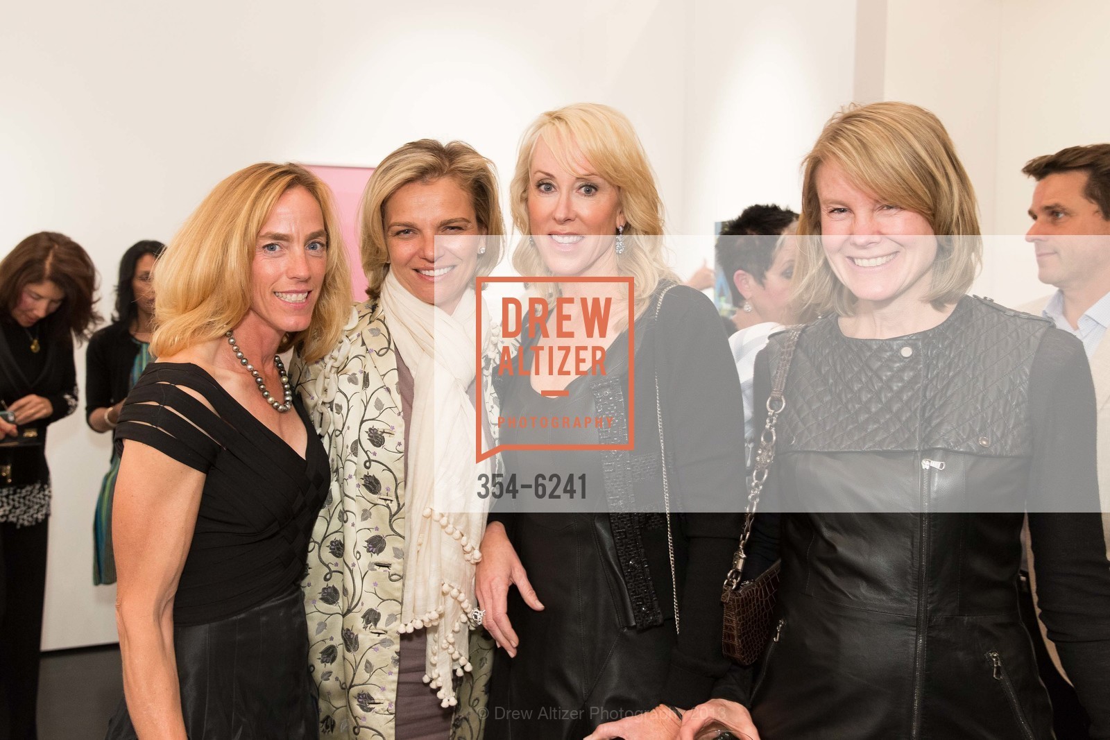 Ann Roberts, Leigh Matthes, Laura Sweeney, Jenny Emerson, SFMOMA Art Auction 2013, US, April 24th, 2013, Photo #354-6241 Ann Roberts, Leigh Matthes, Laura Sweeney, Jenny Emerson, Photo #354-6241