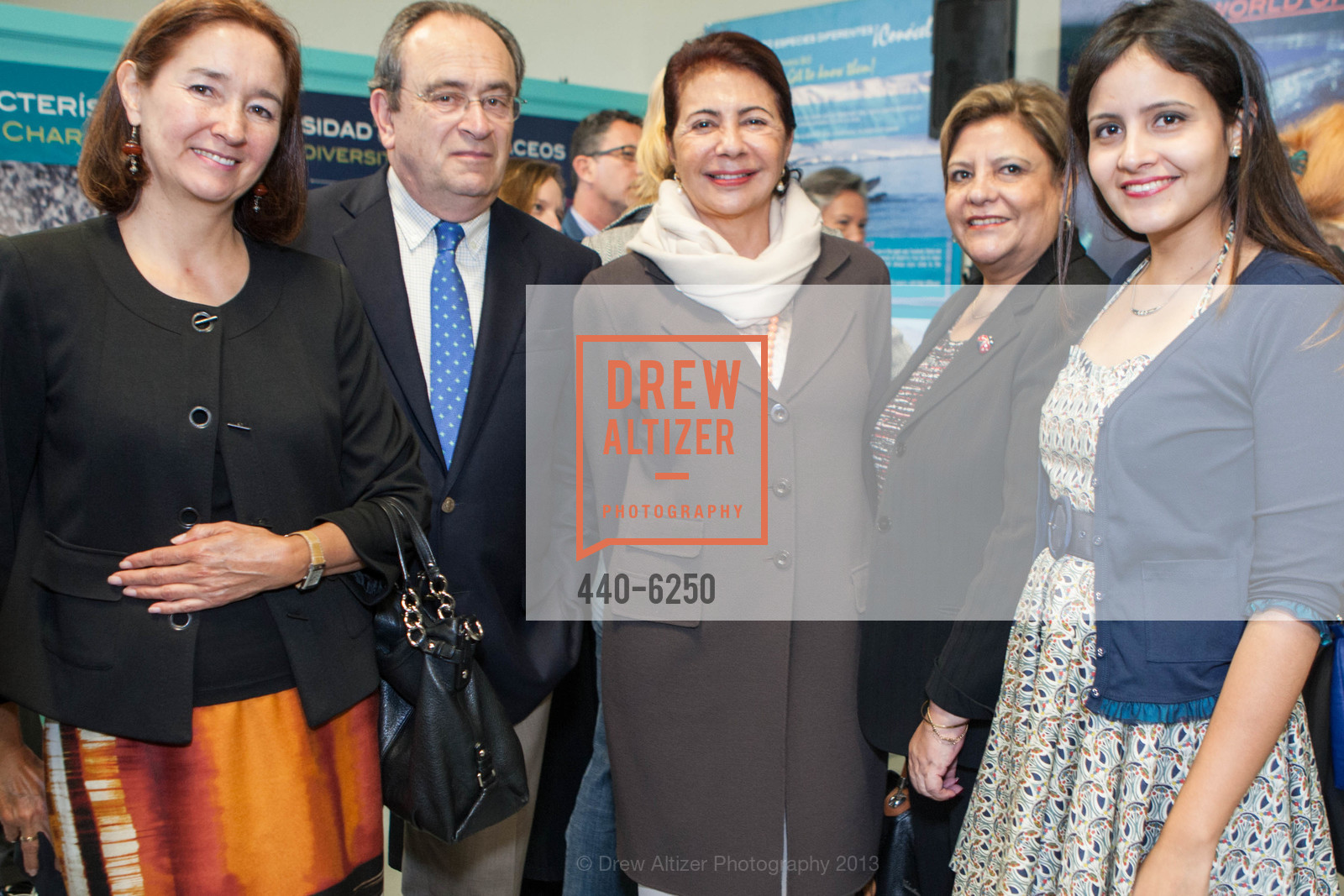 Lucia Montealegre, Jorge Montealegre, Ilse Bechara Castilla, Dandy Chavez, Francesca Martens, TRAVESIA: Journey of the Gray Whale Opening Party, US, June 7th, 2013, Photo #440-6250 Lucia Montealegre, Jorge Montealegre, Ilse Bechara Castilla, Dandy Chavez, Francesca Martens, Photo #440-6250