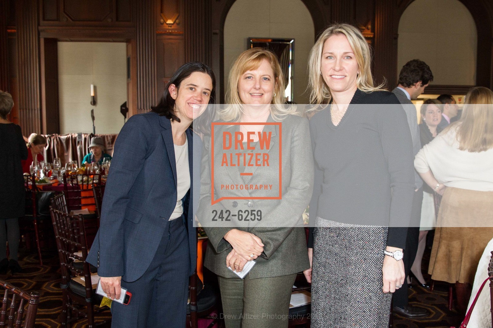 Sarah Stein, Cathy Durfee, Jenny Shillingstein, THE SAN FRANCISCO FOUNDATION Third Annual Women Changing the World Luncheon 2013, Julia Morgan Ballroom. 465 California Street, March 6th, 2013, Photo #242-6259 Sarah Stein, Cathy Durfee, Jenny Shillingstein, Photo #242-6259