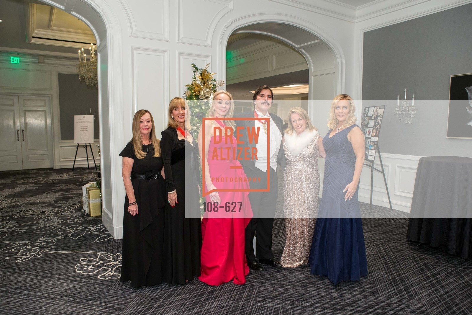 Barbara Oates, Sydene Kober, Giselle Anna Parry, John Rosin, Karen Haake, Michelle Rose, Sovereign Order Of St John of Jerusalem Knights Hospitaller Gala, Ritz Carlton San Francisco, December 5th, 2015,Drew Altizer, Drew Altizer Photography, full-service agency, private events, San Francisco photographer, photographer california
