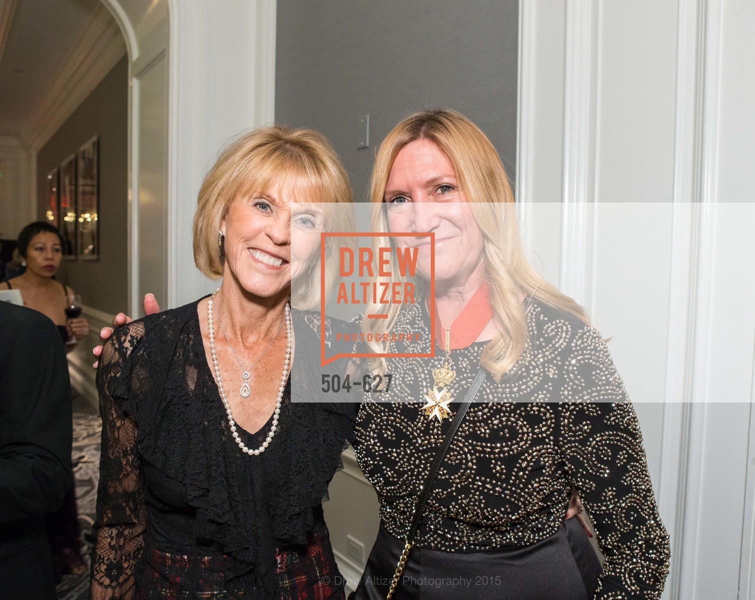 Mary Kay Marvin, Kim Worrall, Sovereign Order Of St John of Jerusalem Knights Hospitaller Gala, Ritz Carlton San Francisco, December 5th, 2015,Drew Altizer, Drew Altizer Photography, full-service agency, private events, San Francisco photographer, photographer california