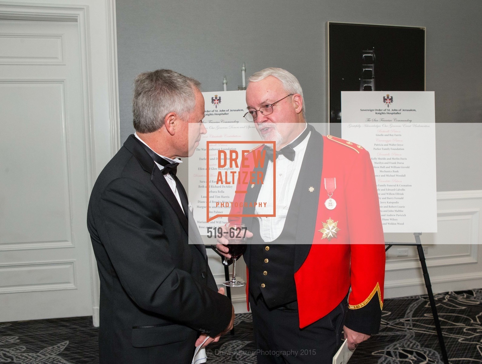 Jeff Anderson, Ian Reid, Sovereign Order Of St John of Jerusalem Knights Hospitaller Gala, Ritz Carlton San Francisco, December 5th, 2015,Drew Altizer, Drew Altizer Photography, full-service agency, private events, San Francisco photographer, photographer california