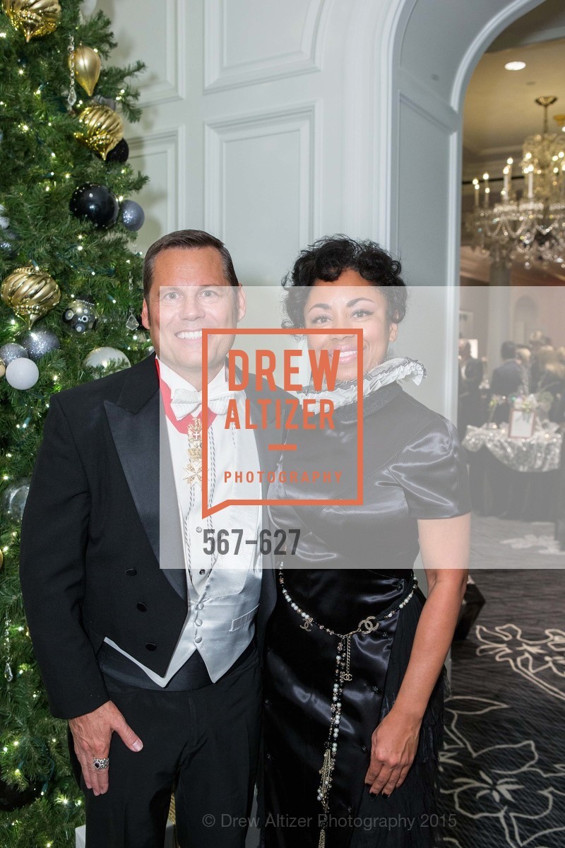 Mark Calvano, Tanya Powell, Sovereign Order Of St John of Jerusalem Knights Hospitaller Gala, Ritz Carlton San Francisco, December 5th, 2015,Drew Altizer, Drew Altizer Photography, full-service event agency, private events, San Francisco photographer, photographer California