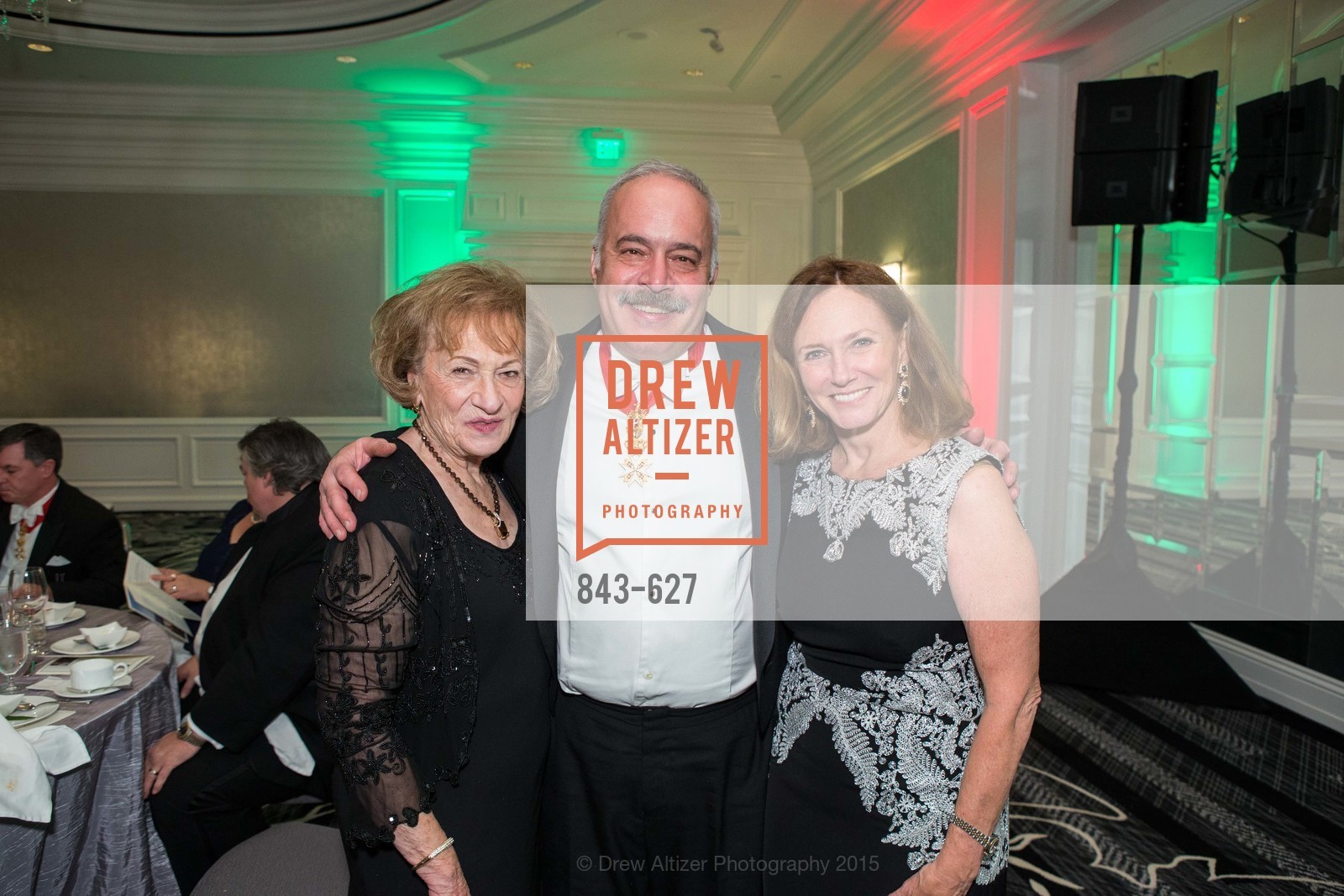 Gloria Citti, Christopher Citti, Colleen Wilcox, Sovereign Order Of St John of Jerusalem Knights Hospitaller Gala, Ritz Carlton San Francisco, December 5th, 2015,Drew Altizer, Drew Altizer Photography, full-service event agency, private events, San Francisco photographer, photographer California