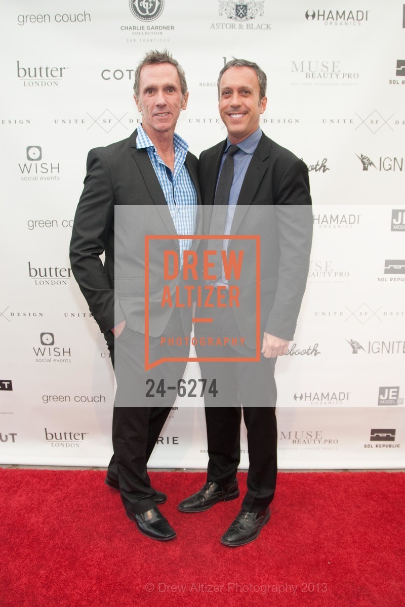Bill Smith, Scott Hagely, UNITE SF DESIGN First Annual Philanthropic Runway Show, Conservatory of Flowers. 100 John F Kennedy Dr, San Francisco, CA 94118, April 24th, 2013, Photo #24-6274 Bill Smith, Scott Hagely, Photo #24-6274