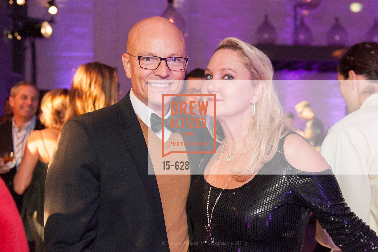 Eric Knight, Sheri Desmarest, Gregg Lynn & Glenn Risso's Holiday Party, Blunome Winery, December 5th, 2015, Photo #15-628 Eric Knight, Sheri Desmarest, Photo #15-628