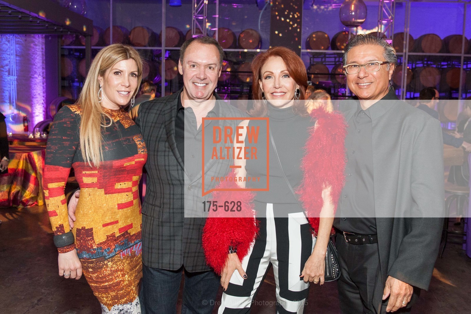 Lori Pryt, Bob Pryt, April Sheldon, John Casado, Gregg Lynn & Glenn Risso's Holiday Party, Blunome Winery, December 5th, 2015, Photo #175-628 Lori Pryt, Bob Pryt, April Sheldon, John Casado, Photo #175-628