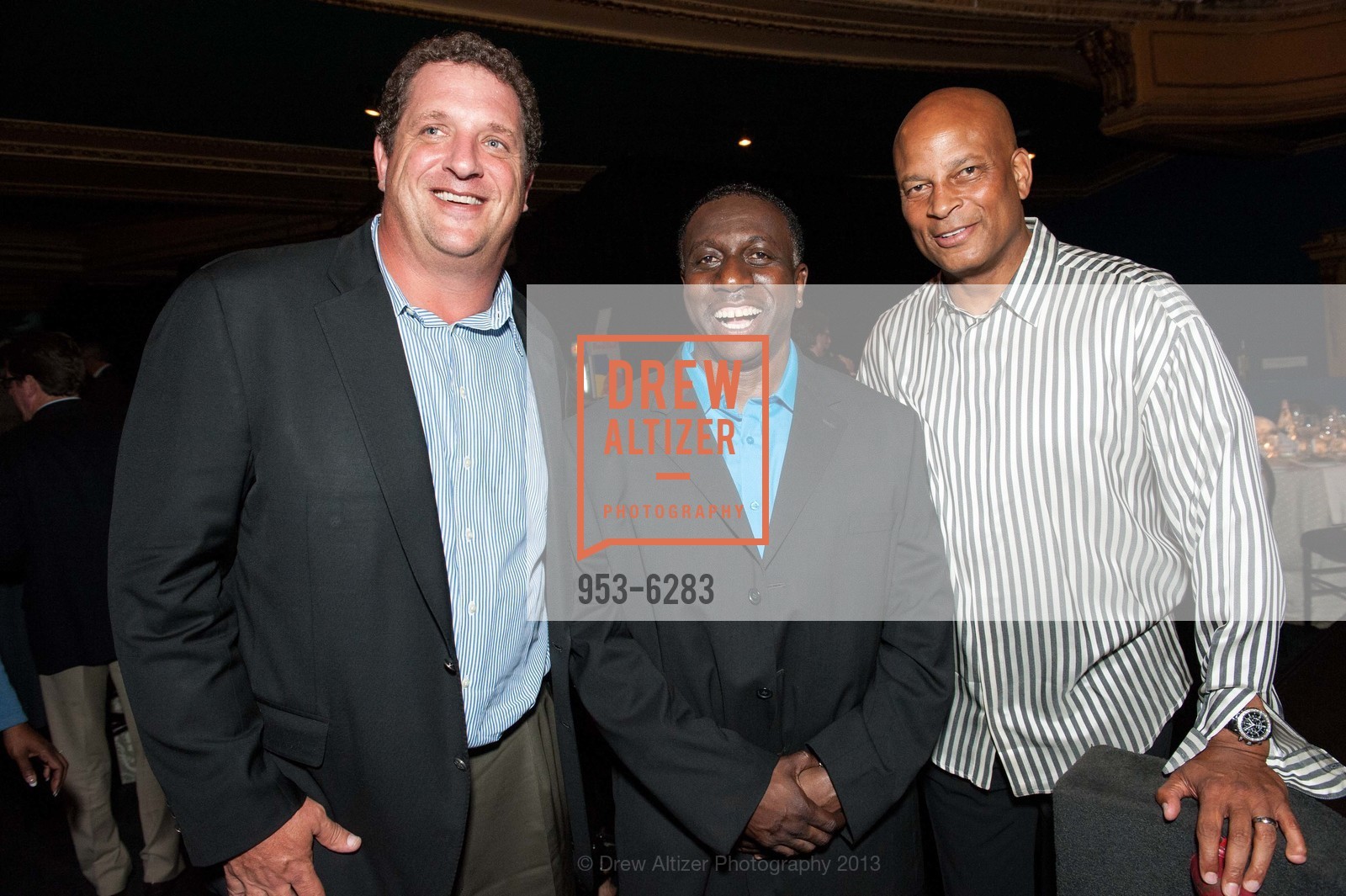 Harris Barton, Patrick Carroll, Ronnie Lott, Photo #953-6283