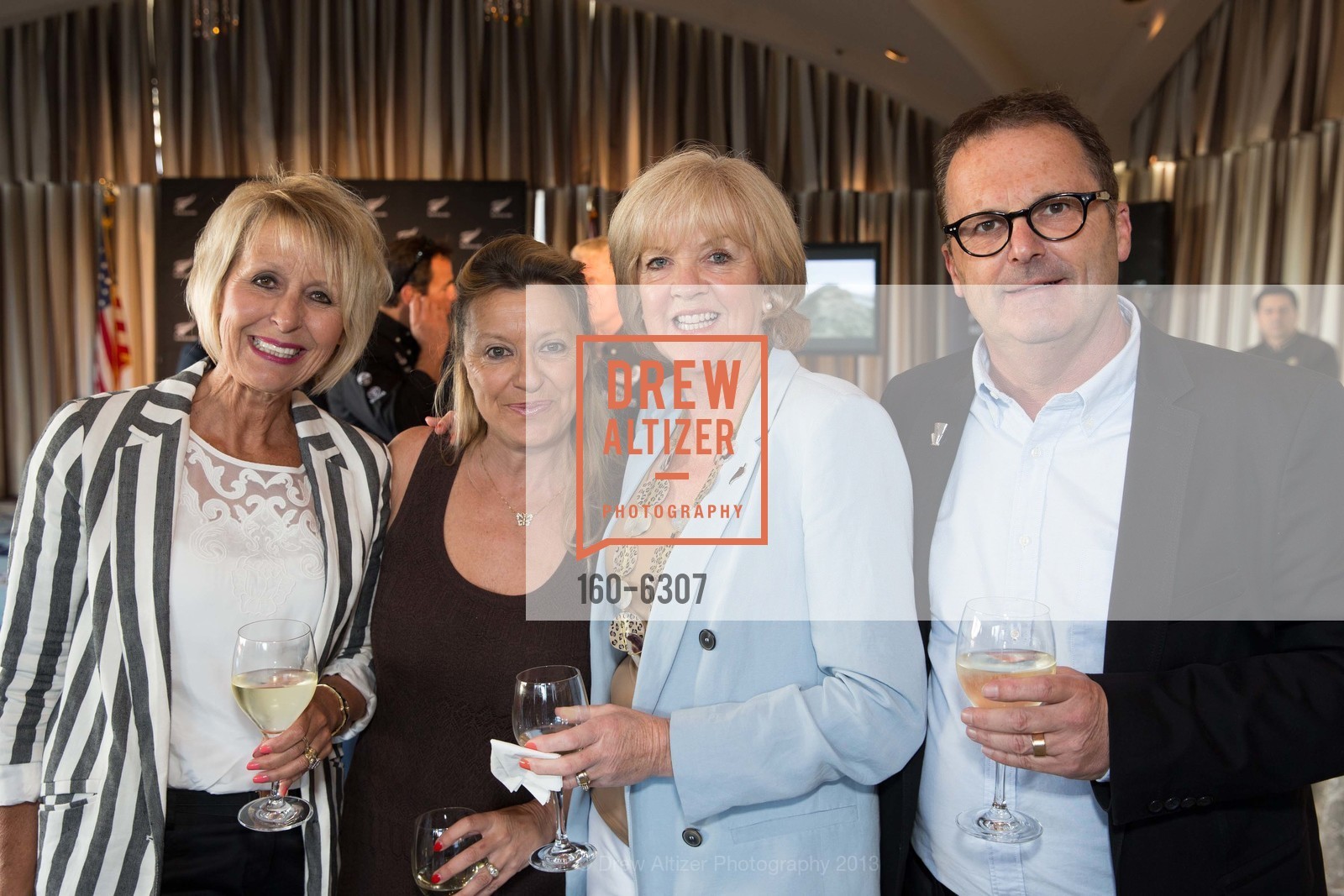 Robin Harvey, Christine Belanger, Claudia Tasker, Denis Harvey, New Zealand/America's Cup Thank You Party at FAIRMONT HOTEL, US, September 26th, 2013, Photo #160-6307 Robin Harvey, Christine Belanger, Claudia Tasker, Denis Harvey, Photo #160-6307