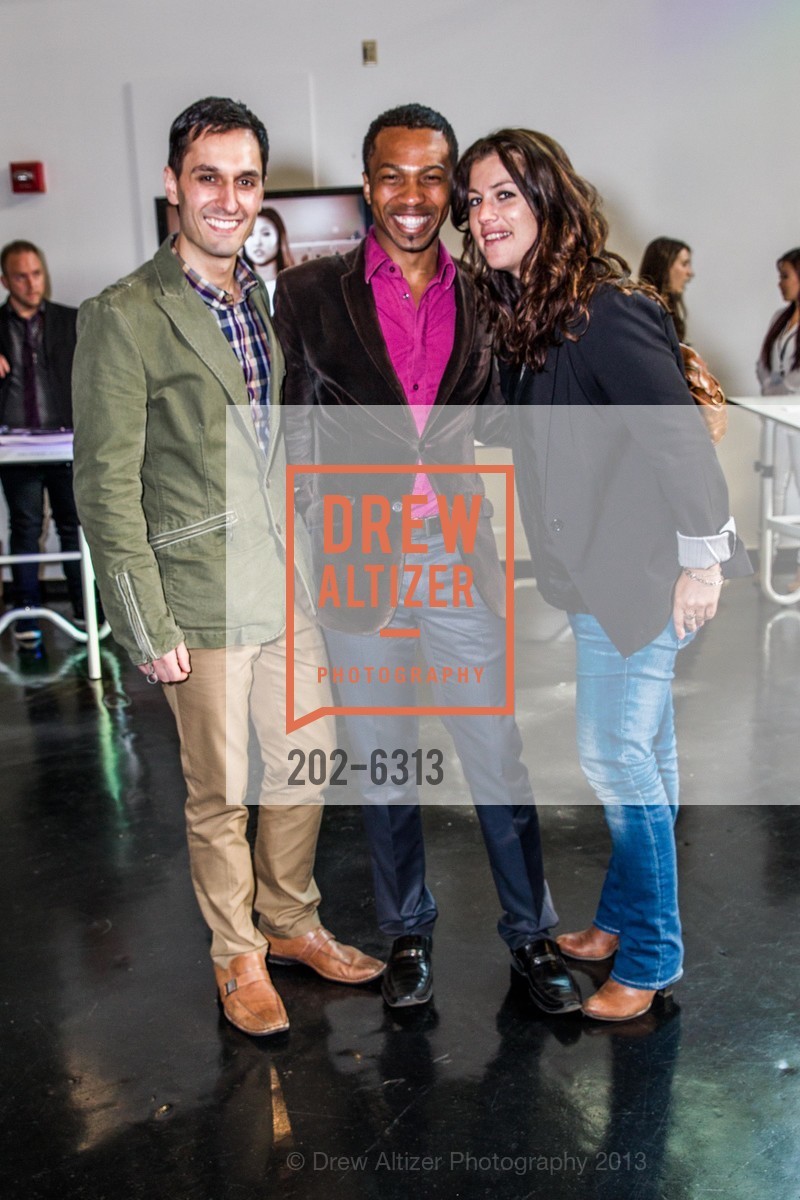 Sebastien Nicolas, Jelanie Clark, Adeline Segaux, ACADEMY OF ART UNIVERISTY Fashion Show Reception, US, May 9th, 2013, Photo #202-6313 Sebastien Nicolas, Jelanie Clark, Adeline Segaux, Photo #202-6313