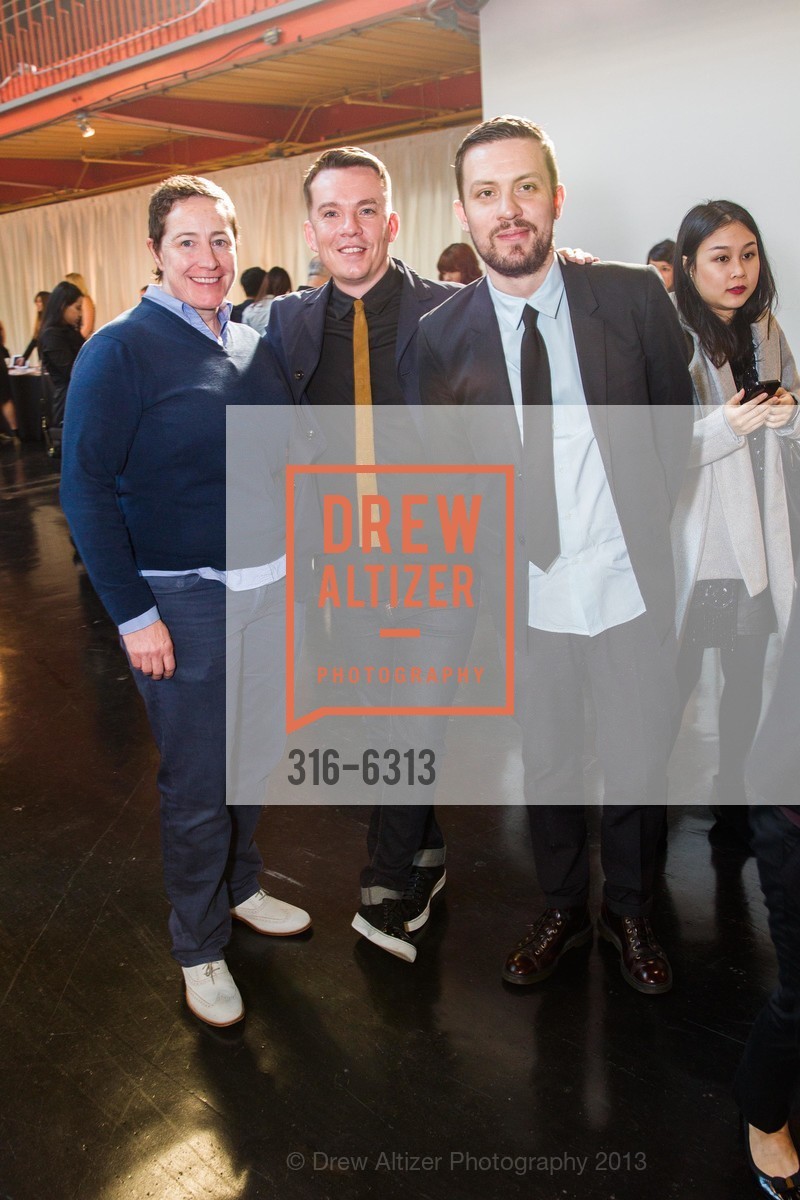 Rhona Mackenzie, Neil Gilks, Daniel Reynolds, ACADEMY OF ART UNIVERISTY Fashion Show Reception, US, May 9th, 2013, Photo #316-6313 Rhona Mackenzie, Neil Gilks, Daniel Reynolds, Photo #316-6313