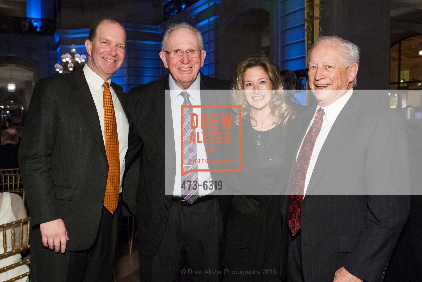Jim Meehan, Jack Meehan, Carina Sabharwal, Phil Trowbridge, USF School of Law Centennial Gala, US, February 7th, 2013, Photo #473-6319 Jim Meehan, Jack Meehan, Carina Sabharwal, Phil Trowbridge, Photo #473-6319