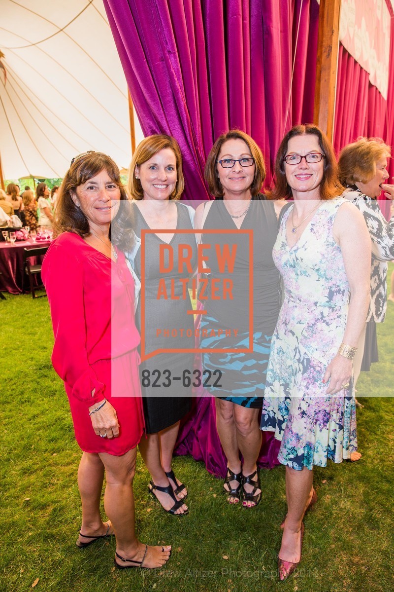 Joan Hill, Ellen Spence, Mindy Wong, Christine Olson-Giebel, Maria Shriver and Jillian Manus Host ATHERTON LADIES LUNCHEON, US, April 24th, 2013, Photo #823-6322 Joan Hill, Ellen Spence, Mindy Wong, Christine Olson-Giebel, Photo #823-6322