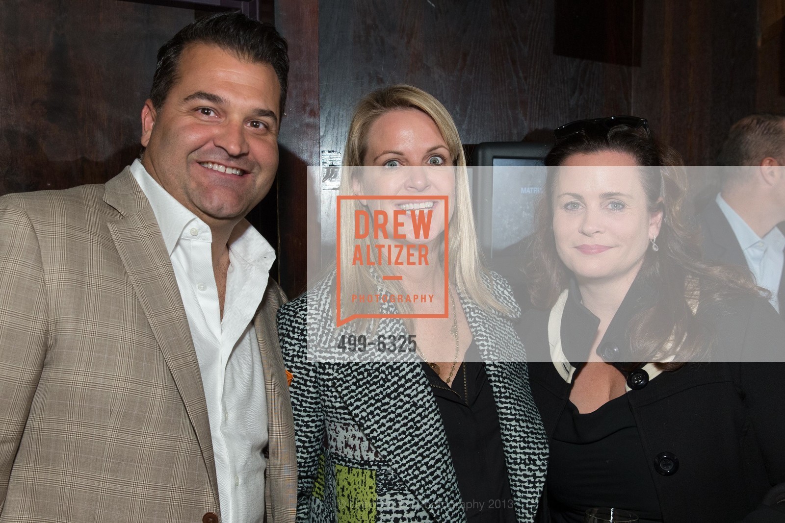 Ron Fiore, Hilary Newsom Callan, Regina Callan, JENNIFER MONTANA DESIGN launches CHAIN REACTION KEY NECKLACES at Matrix/Fillmore, US, October 17th, 2013, Photo #499-6325 Ron Fiore, Hilary Newsom Callan, Regina Callan, Photo #499-6325