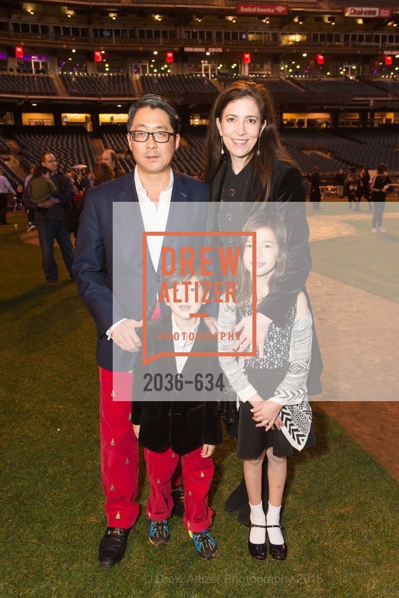 Michael Kim, Dashiell Kim, Anabel Kim, Letitia Kim, Holiday Heroes 2015, AT&T Park, December 7th, 2015,Drew Altizer, Drew Altizer Photography, full-service event agency, private events, San Francisco photographer, photographer California