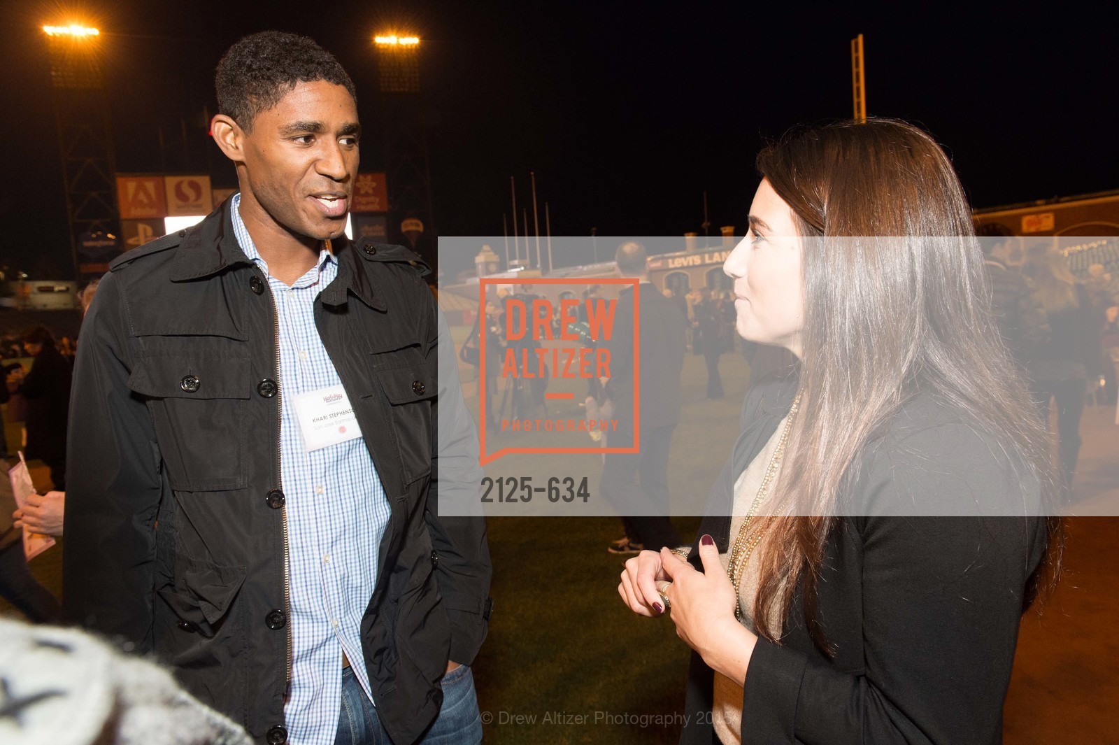 Khari Stephenson, Jenny Eastland, Holiday Heroes 2015, AT&T Park, December 7th, 2015,Drew Altizer, Drew Altizer Photography, full-service agency, private events, San Francisco photographer, photographer california
