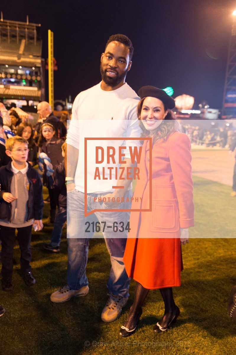 Justin Tuck, Marybeth Lamotte, Holiday Heroes 2015, AT&T Park, December 7th, 2015,Drew Altizer, Drew Altizer Photography, full-service agency, private events, San Francisco photographer, photographer california