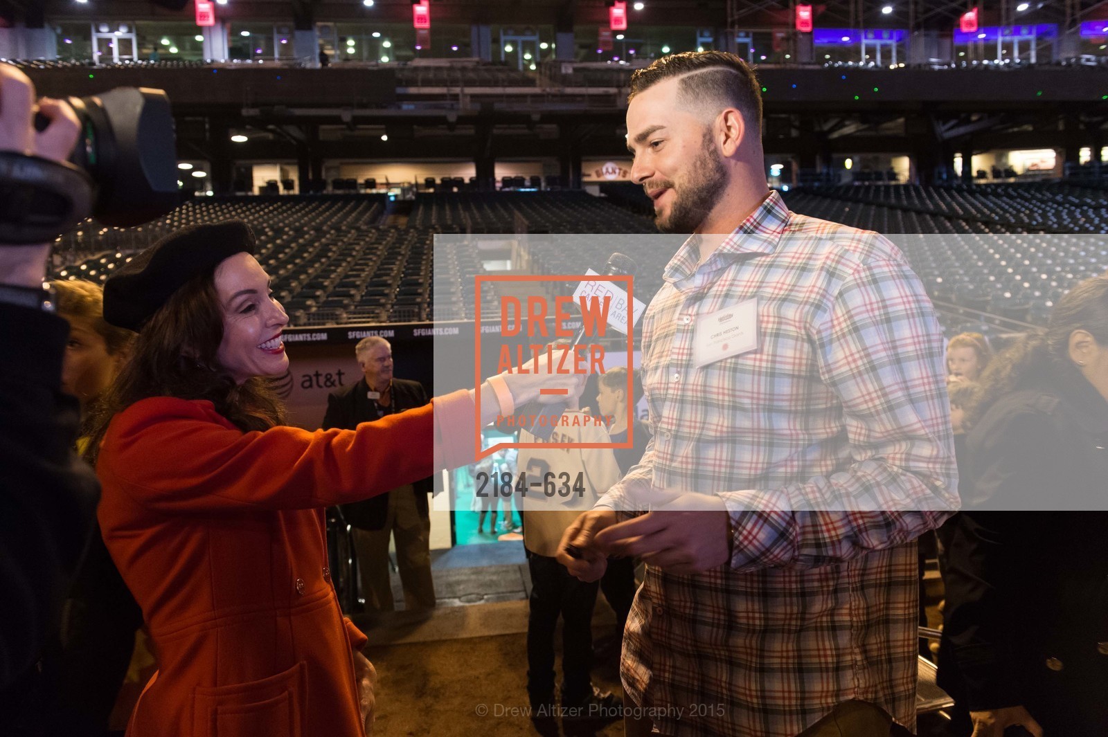 Marybeth Lamotte, Chris Heston, Holiday Heroes 2015, AT&T Park, December 7th, 2015,Drew Altizer, Drew Altizer Photography, full-service agency, private events, San Francisco photographer, photographer california
