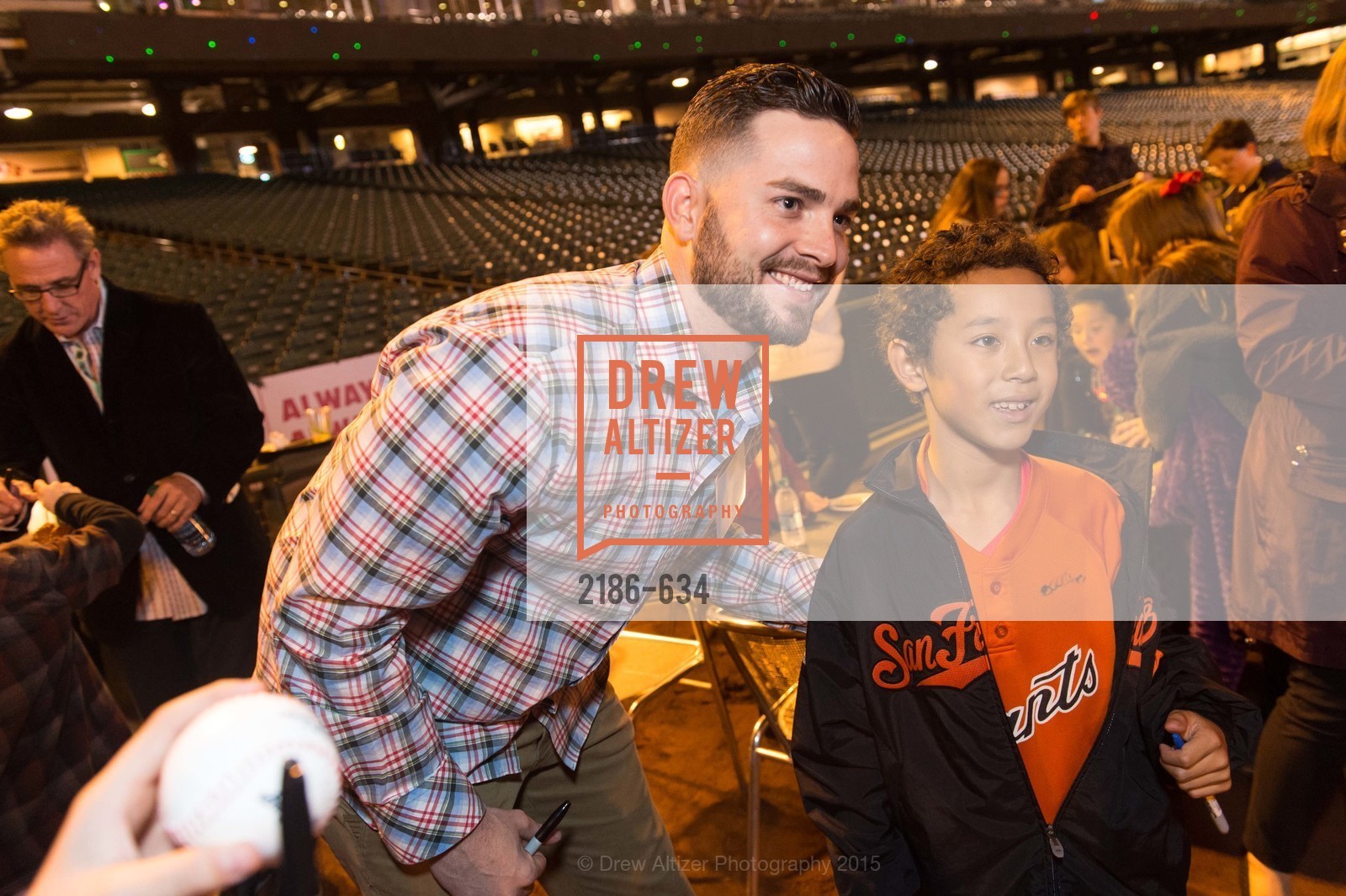Chris Heston, AJ Wilkinson, Holiday Heroes 2015, AT&T Park, December 7th, 2015,Drew Altizer, Drew Altizer Photography, full-service agency, private events, San Francisco photographer, photographer california